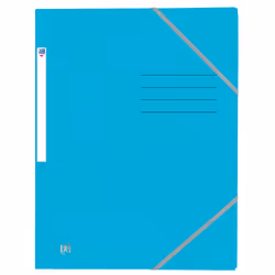 Oxford 400116323, Porte-documents, A4, Carton, Bleu, Paysage/portrait, 200 feuilles
