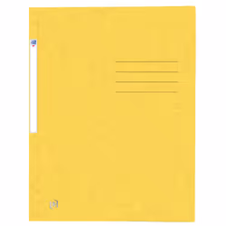 Oxford 400117263, Porte-documents, A4, Carton, Jaune, Paysage/portrait, 390 g/m²