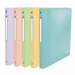 Oxford 400141675, A4, Polypropylène (PP), Bleu, Vert, Rose, Violet, Jaune, 2 cm, France, 245 mm