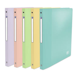 Oxford 400141675 classeur à anneaux A4 Bleu, Vert, Rose, Violet, Jaune