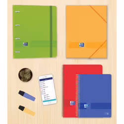 Oxford Live & Go classeur à anneaux A4+ Couleurs assorties