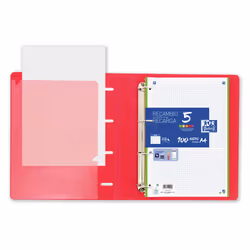 Oxford Live & Go classeur à anneaux A4+ Couleurs assorties