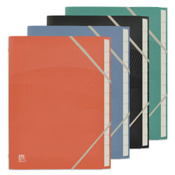 Oxford 400152310 fichier Polypropylène (PP) Noir, Bleu, Vert, Orange A4