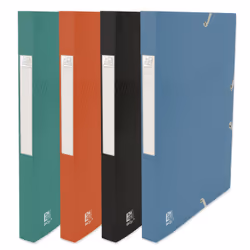 Oxford 400152455, Vert, Orange, Noir, Bleu, Polypropylène (PP), 2,5 cm, 250 mm, 330 mm, 25 mm