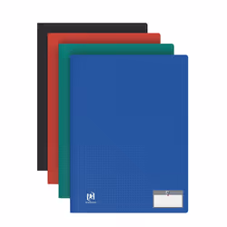 Oxford 100206019, Bleu, Noir, Rouge, Vert, Polypropylène (PP), 10 pochettes, A4, France, 316 mm