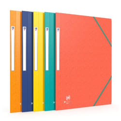 Oxford 100200689 fichier Carton Bleu, Vert, Orange, Rouge, Jaune A4