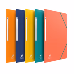 Oxford 100200689 fichier Carton Bleu, Vert, Orange, Rouge, Jaune A4