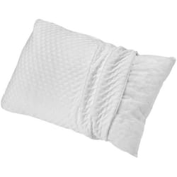 Sans Marque - Toison D'Or - Oreiller Mémoire De Forme - Memotec - Confort Souple - 40x60cm - Blanc