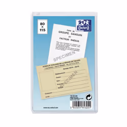 Oxford 100202656, Envelope folder, A6, PVC, Transparent, Paysage/portrait, France