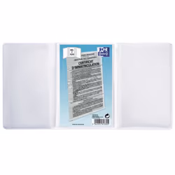 Oxford 100202657, Envelope folder, PVC, Transparent, Paysage/portrait, France, 90 mm