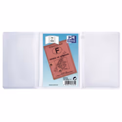 Oxford 100202653, Envelope folder, PVC, Transparent, Paysage/portrait, France, 75 mm