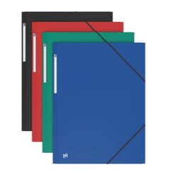 Oxford 100201087 fichier Polypropylène (PP) Noir, Bleu, Vert, Rouge A3