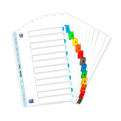 Oxford 100204616 intercalaire Carton Blanc