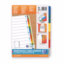 Oxford 100204976, Multicolore, A4, 225 mm, 302 mm, 170 g, 6 pièce(s)