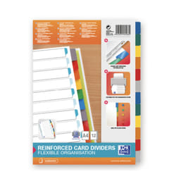 Oxford 100204953 intercalaire Multicolore 12 pièce(s)