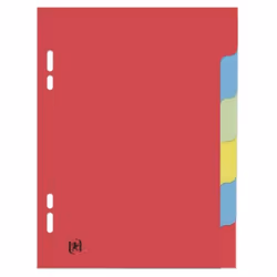 Oxford 100204928, Bleu, Vert, Rouge, Jaune, A5, 185 mm, 223 mm, 1 pièce(s)