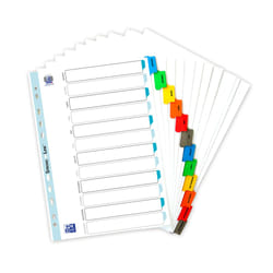 Oxford 100204608 intercalaire Carton Blanc