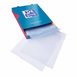 Oxford 400052803, Porte-documents, A4, PVC, Transparent, Lisse, Paysage/portrait