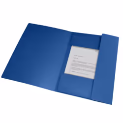 Oxford 400114323, Porte-documents, A4, Carton, Bleu, Paysage/portrait, 200 feuilles