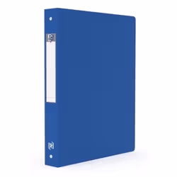 Oxford 100201600, A4, Bague en Q, Rangement, Polypropylène (PP), Bleu, 250 feuilles