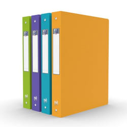 Oxford 100201598 classeur à anneaux A4 Bleu, Vert, Violet, Jaune