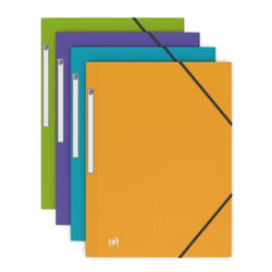 Oxford Memphis Polypropylène (PP) Bleu, Vert, Violet, Jaune A4
