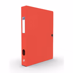 Oxford 100200134, Polypropylène (PP), Rouge, A4, 250 mm, 4 cm, 330 mm