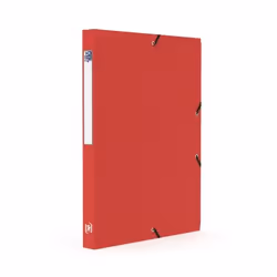 Oxford Memphis, 200 feuilles, Rouge, Polypropylène (PP), A4, 2,5 cm, 250 mm