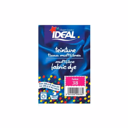 Teinture Idéal multifibres sachet 15g fuchsia CARACTERISTIQUESAvertissement : Dangereux. Respectez les précautions d'emploi.  ...
