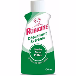 Description commerciale Elimine les taches tenaces d'herbe, terre, terre battue, pollen. Agit sur tous les textiles lavables  ...