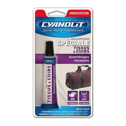 Ac Marca - Colle tissu + cuir sans solvant 30ml - cyanolit