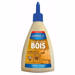 Cont. 290 g Nouvelle génération de colle vinylique (type D3) renforcée en fibres naturelles pour des collages forts et durabl ...