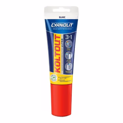 colle joint tube 125ml ultra blanc koltout