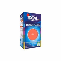 Description générale La teinture grand teint liquide de 40ml en corail de la marque IDEAL est conçue pour teindre jusqu'à 500 ...