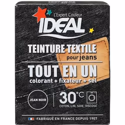 Teinture Textile 2 en 1 Maxi Jean Noir - 350g