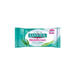 Sanytol - lingettes multiusages désinfectantes x72