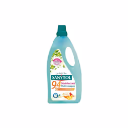 L efficacité nettoyante et désinfectante Sanytol. Pour des sols brillants et une maison saine et agréablement parfumée aux hu ...