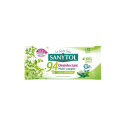 Sanytol - Lingettes désinfectantes eucalyptus x72
