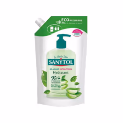 Gel lavant antibactérien formulé avec 95% d'ingrédients d'origine naturelle dont l'aloe vera et le thé vert bio aux propriété ...