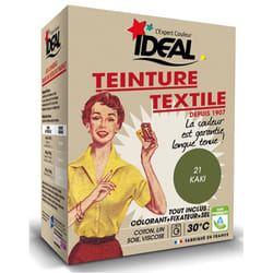 Teinture textile machine kaki 350GR + fixateur + sel