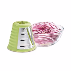 Moulinex DJ756G Râpe électrique et spiraliseur Rouge, Blanc
