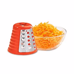 Moulinex DJ756G Râpe électrique et spiraliseur Rouge, Blanc - Vue supplémentaire 4