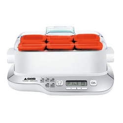 SEB YG660100 machine à yaourts 0,84 L Cottage cheese, Dessert lacté, Yahourt 600 W
