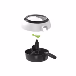 SEB Actifry Genius Unique Autonome 1350 W Friteuse d’air chaud Noir, Blanc