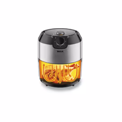 Tefal Easy Fry EY201D friteuse Unique 4,2 L Autonome 1500 W Friteuse d’air chaud Noir, Acier inoxydable