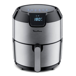 Moulinex Easy Fry EZ401D10 friteuse Unique 4,2 L 1500 W Friteuse d’air chaud Noir, Acier inoxydable
