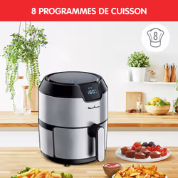 Moulinex Easy Fry EZ401D10 Friteuse à air chaud 4,2L 1500W Noir, Inox - Vue supplémentaire 4