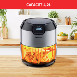 Moulinex Easy Fry EZ401D10 Friteuse à air chaud 4,2L 1500W Noir, Inox - Vue supplémentaire 5