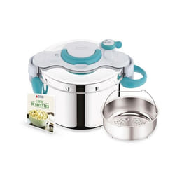 SEB ClipsoMinut' Easy+ 7,5 L Bleu, Acier inoxydable