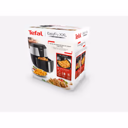 Tefal Easy Fry EY701 Unique 5,6 L Autonome 1700 W Friteuse d’air chaud Noir, Acier inoxydable